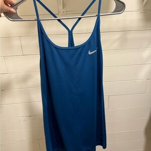 Nike Blue Sleeveless Tank Top